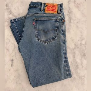 Vintage Levis 517 Bootcut Jeans Size 36 x29 Made in USA Medium Wash Denim